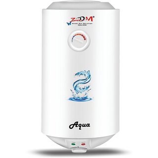                       Zoom 15 L Storage Water Geyser Champ Water Heater Gyser White                                              