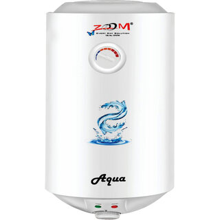                       Zoom 6 L Storage Water Geyser Aqua Water Heater Gyser White                                              