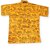 Jai Shri Ram 100 cotton T-shirt style yellow color short kurta for men and women