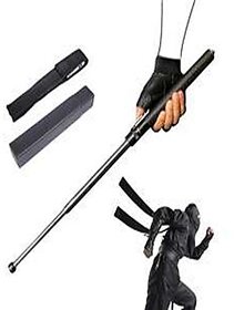 Right Traders Self Defense Security Telescopic Folding Stick Baton Rod Pac