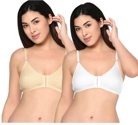 BODYCARE Women's Cotton Non Padded Front Open Bra-1568 – Online Shopping  site in India