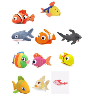                       Galaxy world Fish Stuffed Soft Plush Animal Toy for Kids  Fish Cute Toy for Kids (Multicolor) Pack of 1                                              
