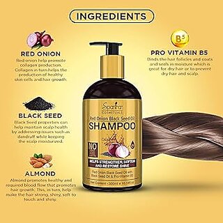 Spantra Red Onion Black Seed Oil Shampoo, 300ml
