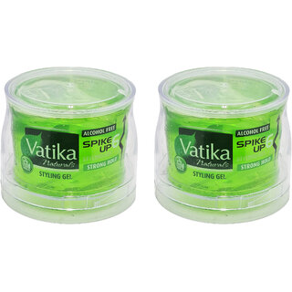 Vatika Naturals Strong Hold Styling Gel - 250ml (Pack Of 2) Vatika Naturals Strong Hold Styling Gel - 250ml (Pack Of 2)