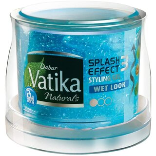                       Vatika Naturals Splash Effect Wet Look Styling Gel - 250ml                                              