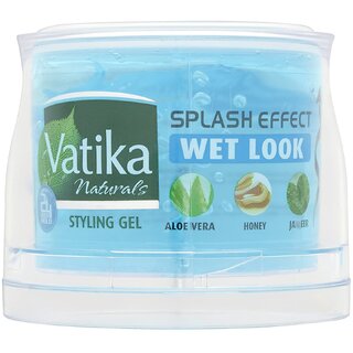 Vatika Naturals Wet Look Splash Effect Styling Gel - (250ml) Vatika Naturals Wet Look Splash Effect Styling Gel - (250ml)