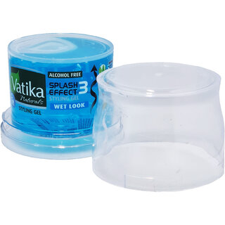                       Naturals Wet Look Styling Vatika Gel - 250ml                                              