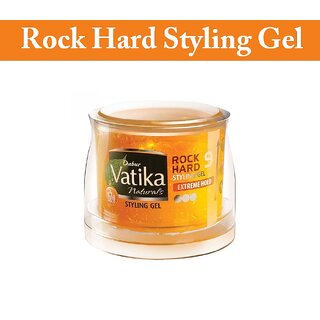                       Extreme Hold Rock Hard Styling Vatika Gel - (250ml)                                              