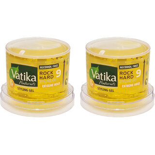                       Vatika Rock Hard Styling Gel - Pack Of 2 (250ml)                                              