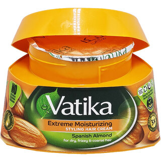                       Moisturizing Spanish Almond Styling Hair Vatika Cream (140ml)                                              