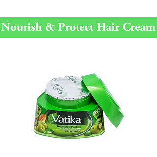                       Vatika Olive, Henna & Almond Styling Hair Cream (140ml)                                              