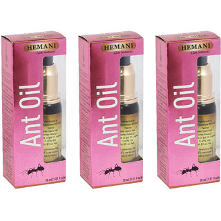 Hemani Ant Hair Removal Oil - 30ml (Pack Of 3)