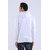 Gaze Trend Men's White Printed Hooded Sweatshirt