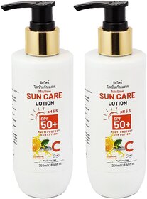 Mistline Sun Care SPF 50+ Vitamin C Lotion - 250ml (Pack Of 2)
