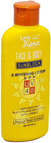 Lady Diana Sunblock Whitening Face & Body Lotion - 200ml