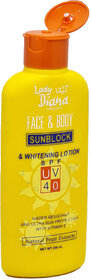 Lady Diana Face & Body SPF UV 40 Whitening Lotion (200ml)