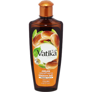                       Vatika Argan Moisture Soft Hair Oil - 200ml                                              