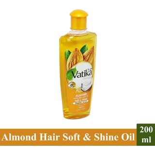                       Almond Soft & Shine Enriched Vatika Enriched Hair Oil - 200ml                                              