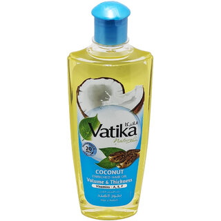                       Vatika Volume & Thickness Coconut Enriched Hair Oil (200ml)                                              