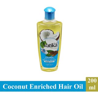                       Volume & Thickness Coconut Enriched Vatika Hair Oil (200ml)                                              