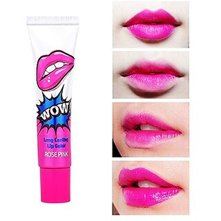 WOW Long Lasting Tint Lip Peel Off - ROSE PINK (15g)