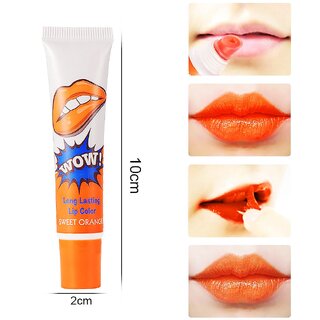                       Romantic Bear Orange WOW Long Lasting Tint Lip Color - 15g                                              