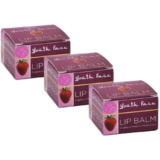                       Youth Face Smooth & Brighten Lip Balm - Pack Of 3 (10g)                                              