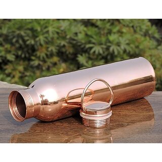                       Russet Pure Copper Water Bottle 1 Liter with Carrying Handle                                              