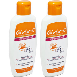                       Gluta C Intense Whitening SPF-25 Body Lotion - 300ml (Pack Of 2)                                              