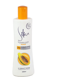                      Silka Papaya Skin Whitening Body lotion - Pack Of 1 (200ml)                                              