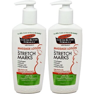 Palmers Stretch Marks Massage Body Lotion - 250ml (Pack Of 2) Palmers Stretch Marks Massage Body Lotion - 250ml (Pack Of 2)