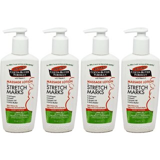                       Palmers Stretch Marks Massage Body Lotion - 250ml (Pack Of 4)                                              