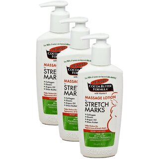                       Palmers Stretch Marks With Cocoa Butter Massage Lotion - Pack Of 3 (250ml)                                              
