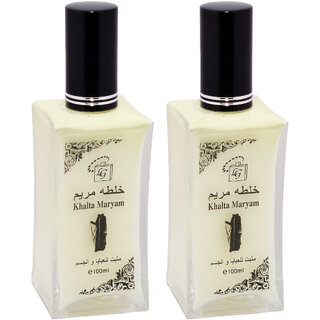 Khalta Maryam Perfume Spray For Clothes - Pack Of 2 (100ml) Khalta Maryam Perfume Spray For Clothes - Pack Of 2 (100ml)