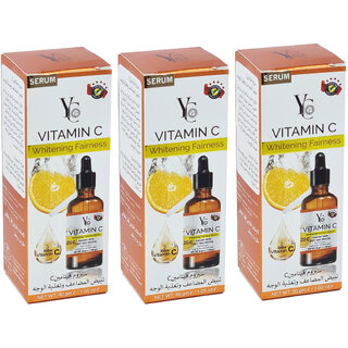                       YC Vitamin C Whitening Fairness Serum - 30gm (Pack of 3)                                              