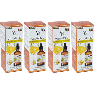                       YC Vitamin C Whitening Fairness Serum - 30gm (Pack of 4)                                              