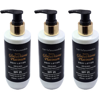                       Mistline Whitening For All Skin Body Lotion - Pack Of 3 (250ml)                                              