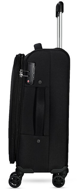 Flash 58 cm Stylish Cabin Travel Luggage  Suitcase For Men and Women Black