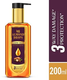 Bajaj Non Sticky Almond And Argan Hair Oil -200ml