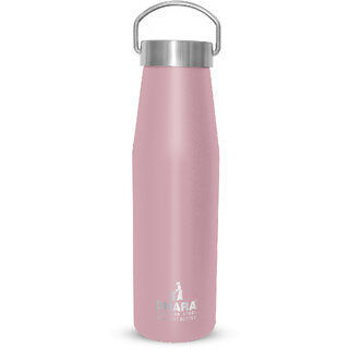                       Dhara Stainless Steel Yes 24 Plus Vacuum Insulated Thermosteel Bottle 500ml Pink                                              