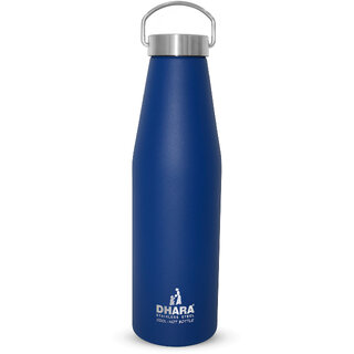                       Dhara Stainless Steel Yes 24 Plus Vacuum Insulated Thermosteel Bottle 1000ml Blue                                              