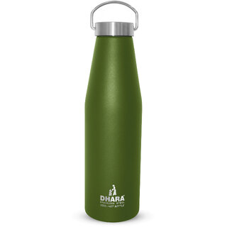                       Dhara Stainless Steel Yes 24 Plus Vacuum Insulated Thermosteel Bottle 1000ml Green                                              