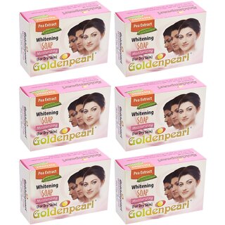 Golden Pearl Whitening For Dry Skin Soap - 100g (Pack Of 6) Golden Pearl Whitening For Dry Skin Soap - 100g (Pack Of 6)