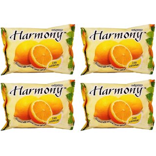                       Harmony Fruity Lemon Soap - 75gm (Pack Of 4)                                              