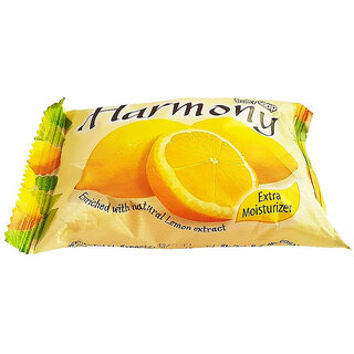                       Harmony Fruity Enriched with Natural Lemon Extract Soap - 75g                                              