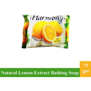                       Harmony Fruity Natural Lemon Extract Soap (75g)                                              