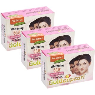 Golden Pearl Whitening For Dry Skin Soap - Pack Of 3 (100g) Golden Pearl Whitening For Dry Skin Soap - Pack Of 3 (100g)