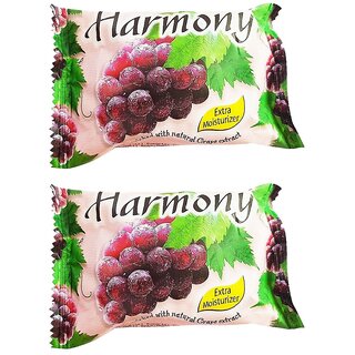                       Harmony Fruity Grape Soap - 75gm (Pack Of 2)                                              