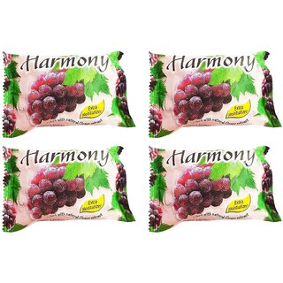                       Harmony Fruity Grape Soap - 75gm (Pack Of 4)                                              