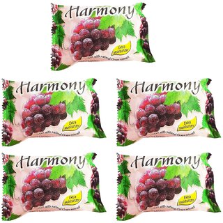                       Harmony Fruity Grape Soap - 75gm (Pack Of 5)                                              